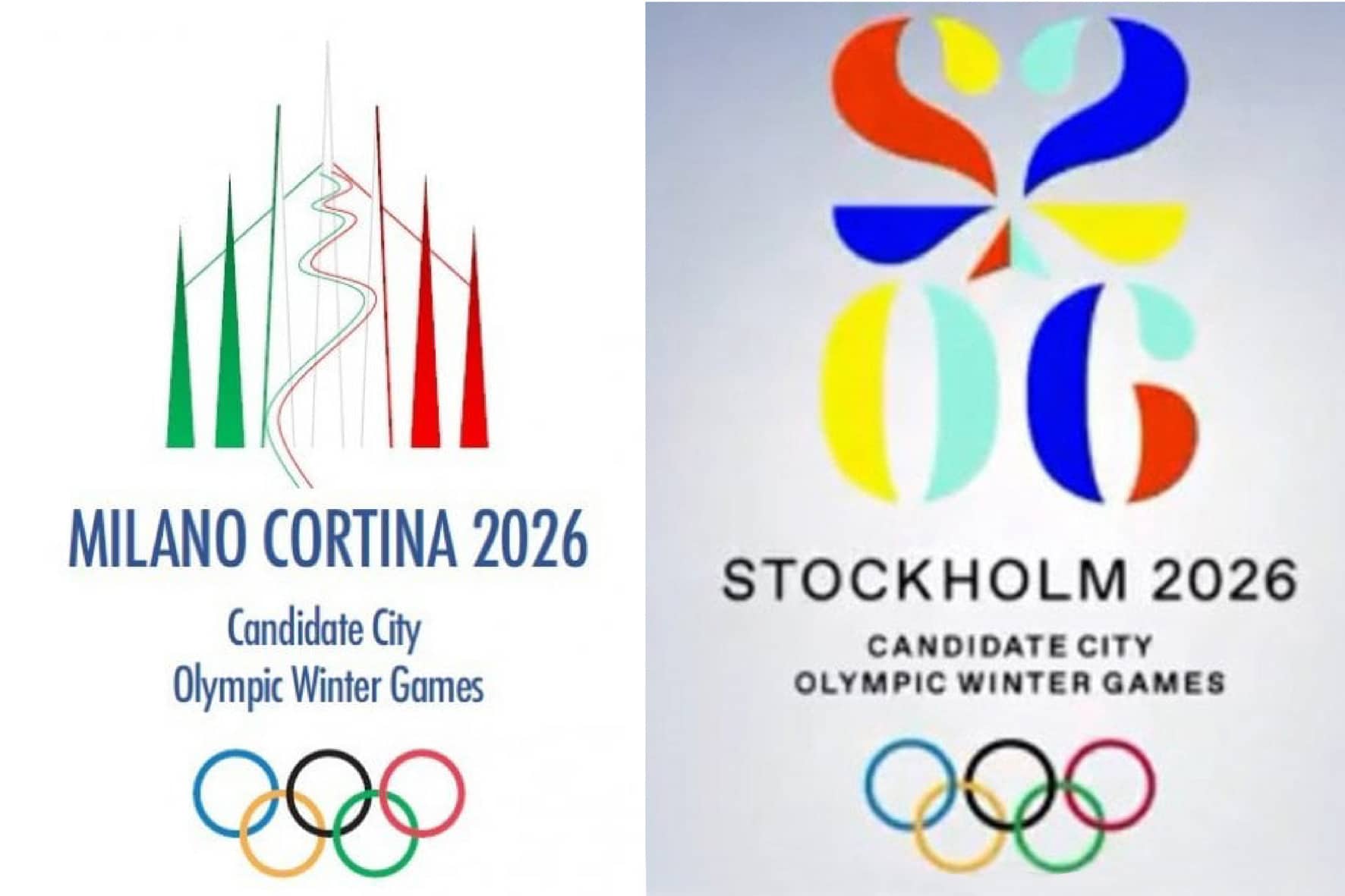Logo Cortina Milano 2026. L'incompetenza dei gelatai ...